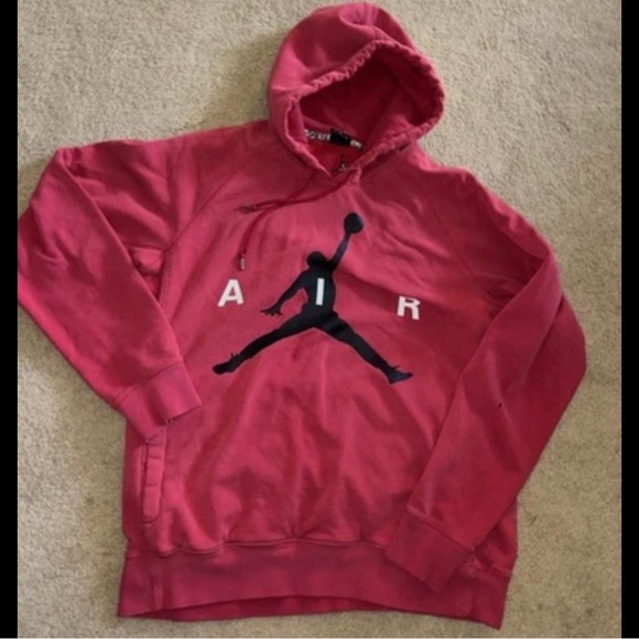 Vintage Air Jordan  Red Hoodie - Picture 1 of 3